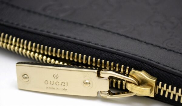 11520545 5 Gucci Guccissima Leather Shoulder Bag Crossbody Black