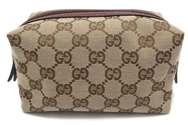 11520630 Gucci GG Pouch Multi Pouch Beige Brown Wine Red