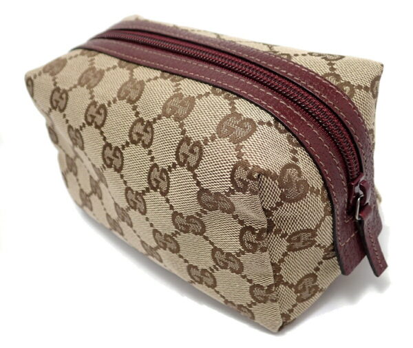 11520630 1 Gucci GG Pouch Multi Pouch Beige Brown Wine Red