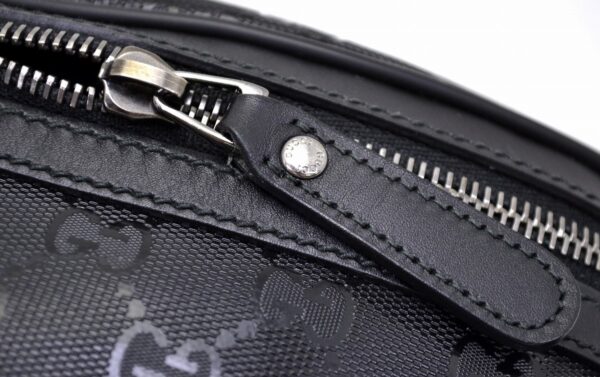 11520909 5 Gucci GG Implement Waist Bag Leather Black