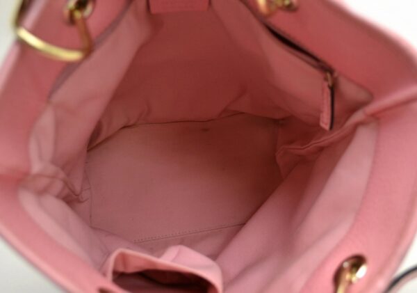 11521130 4 Gucci GG Tote Bag Shoulder Leather Khaki Beige Pink