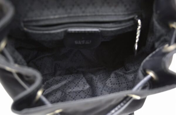 11521248 4 Gucci Bamboo Rucksack Backpack Nylon Leather Black