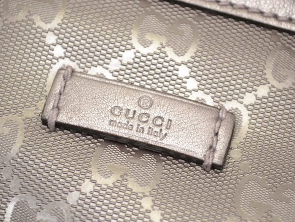 11521536 7 Gucci GG Implement Waist Bag Crossbody Leather Metallic Gray