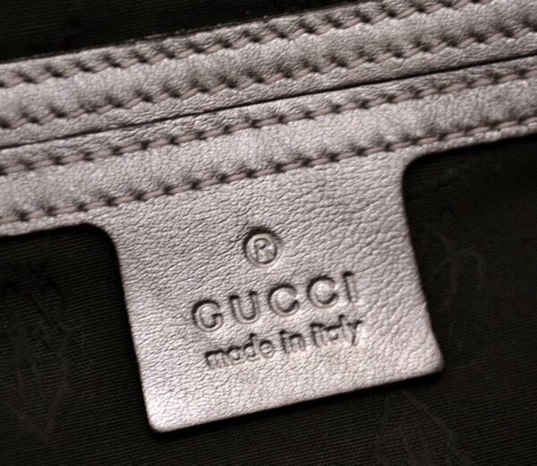 11521536 8 Gucci GG Implement Waist Bag Crossbody Leather Metallic Gray