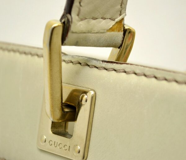 11530858 5 Gucci Guccissima Leather Medium Tote Off White Ivory