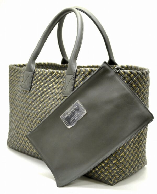 11530892 1 Bottega Veneta Intrecciato Tote Bag Gray