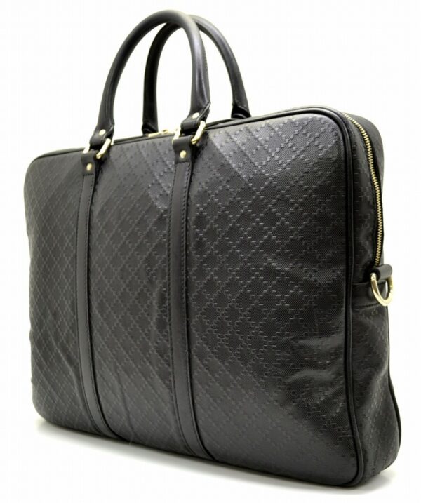 11530956 1 Gucci Diamante Briefcase Leather Black