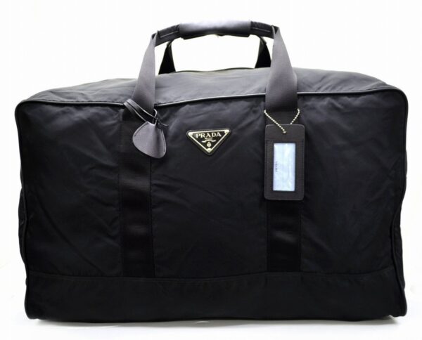 11531014 Prada Nylon Travel Bag Black