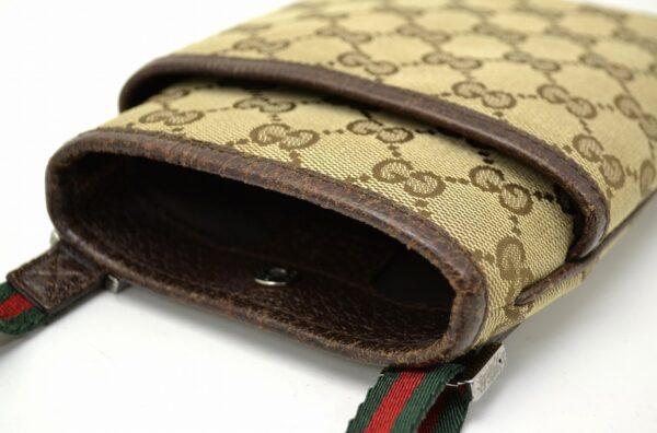 11531095 5 Gucci GG Shoulder Pochette Khaki Beige Brown