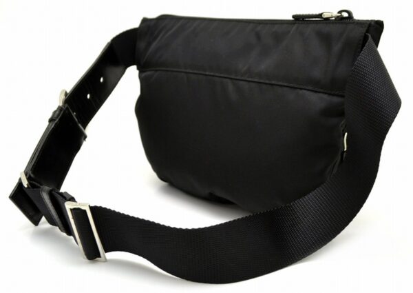 11531140 1 Prada Nylon Waist Body Bag Black