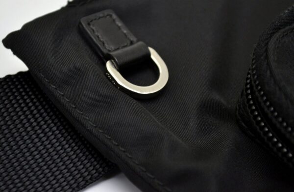 11531140 7 Prada Nylon Waist Body Bag Black