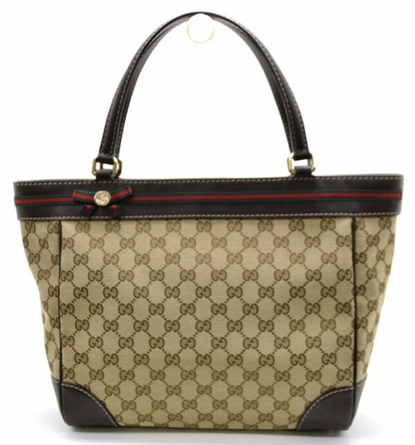 11531428 Gucci GG Mayfair Tote Bag Khaki Beige Brown