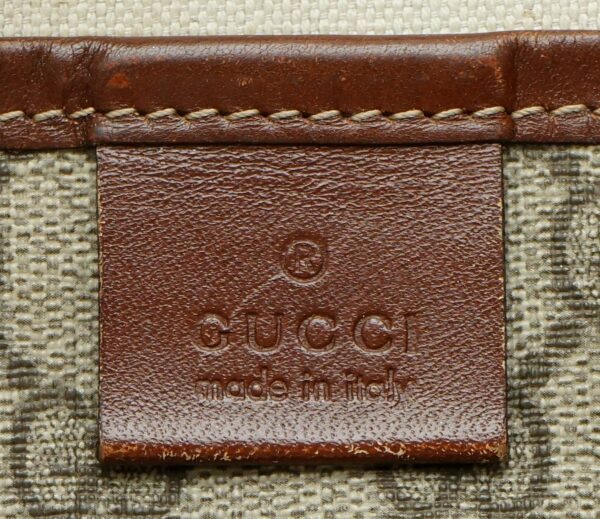 11531468 8 Gucci GG Supreme Sherry Line Shoulder Bag Crossbody Khaki Beige Brown