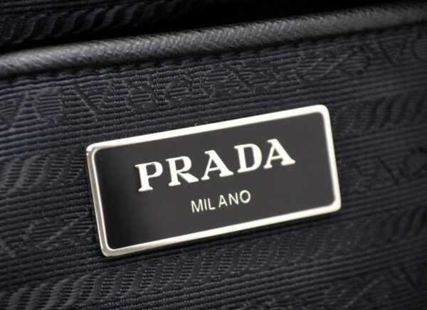 11531748 8 Prada Tessuto Nylon Gussetless Shoulder Crossbody Bag Black