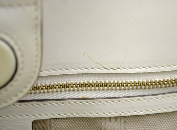 11531822 6 Gucci Bright Diamante Tote Bag Leather Off White