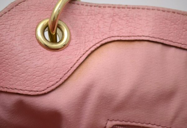 11540952 7 Gucci GG Shoulder Bag Leather Khaki Beige Pink