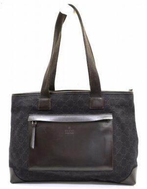 11541242 Prada Nylon Mini Tote Bag Black Silver