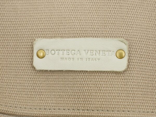 11541290 8 Bottega Veneta Canvas Leather Tote Bag Beige