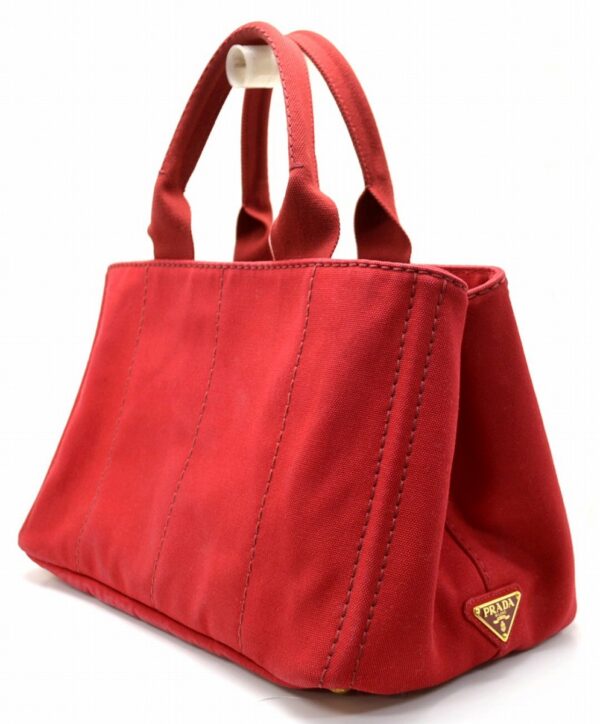 11541369 1 Prada Canapa Tote Handbag Red