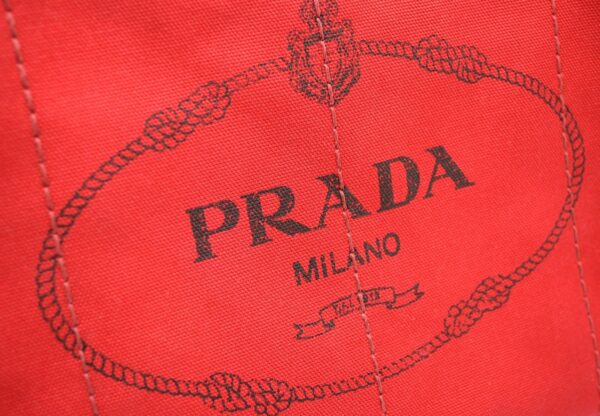 11541369 7 Prada Canapa Tote Handbag Red