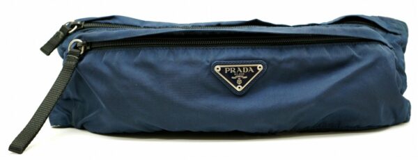 11550534 Prada Nylon Waist Body Bag Navy