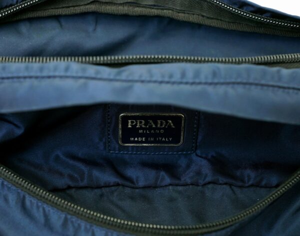 11550534 4 Prada Nylon Waist Body Bag Navy