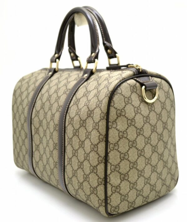 11550831 1 Gucci GG Supreme Bag Mini Khaki Beige Brown