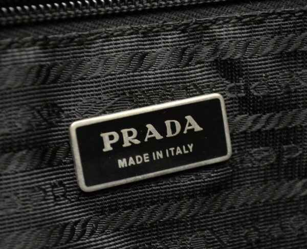 11560340 8 Prada Nylon Leather Shoulder Crossbody Bag Black