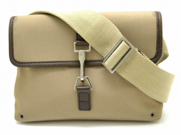 11560730 Gucci Body Bag Waist Pouch Khaki Beige Brown