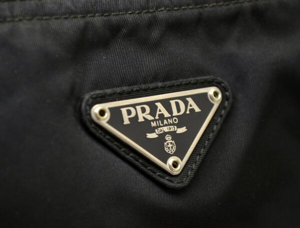 11561049 6 Prada Nylon Shoulder Tote Bag Black