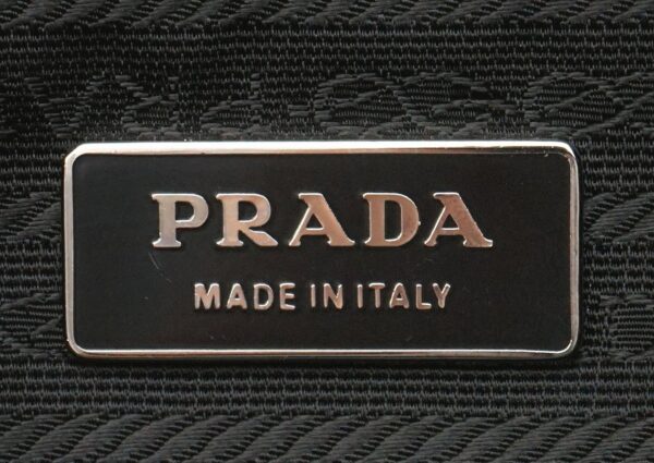 11561182 8 Prada Nylon Leather Rucksack Shoulder Bag Black