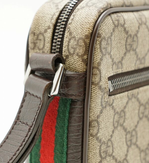 11570557 5 Gucci GG Supreme Bag Leather Khaki Brown