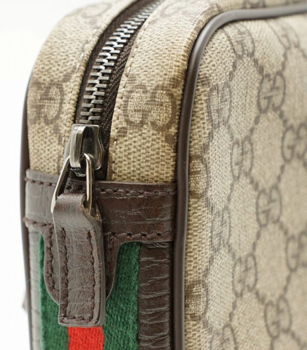 11570557 6 Gucci GG Supreme Bag Leather Khaki Brown