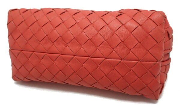 11570756 3 Bottega Veneta Intrecciato Cosmetic Pouch Red