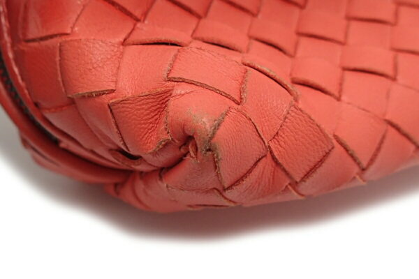 11570756 4 Bottega Veneta Intrecciato Cosmetic Pouch Red