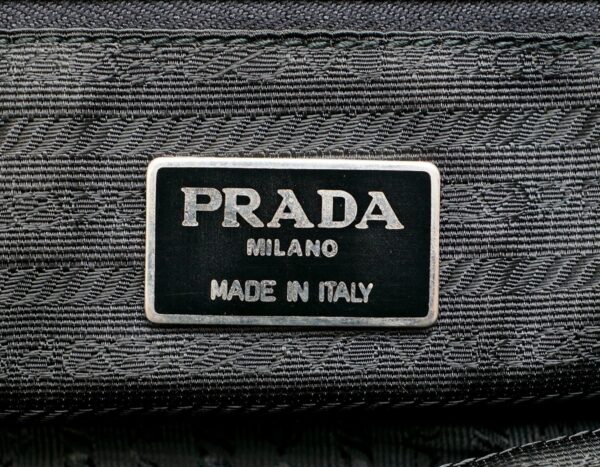 11570788 8 Prada Nylon Beads Bijou Mini Handbag Black