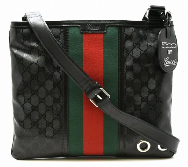 11571134 Gucci Implement Shoulder Bag Leather Black