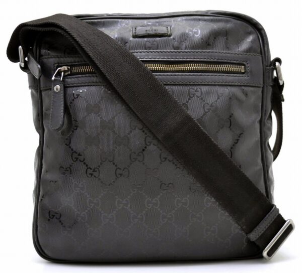 11571179 Gucci GG Implement Shoulder Bag Leather Black