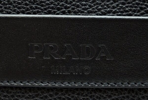 11571371 8 Prada Leather Crossbody Messenger Bag Black