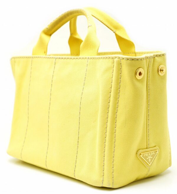 11571381 1 Prada Canapa Tote Handbag Yellow