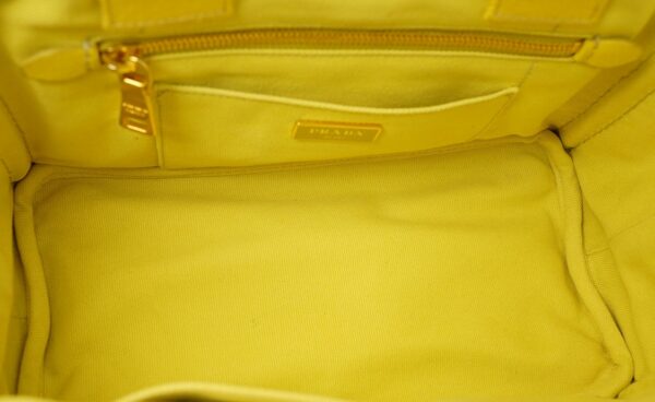 11571381 4 Prada Canapa Tote Handbag Yellow