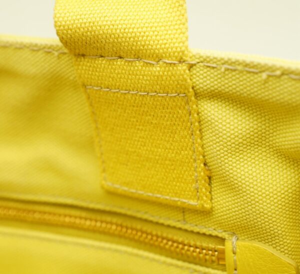 11571381 6 Prada Canapa Tote Handbag Yellow