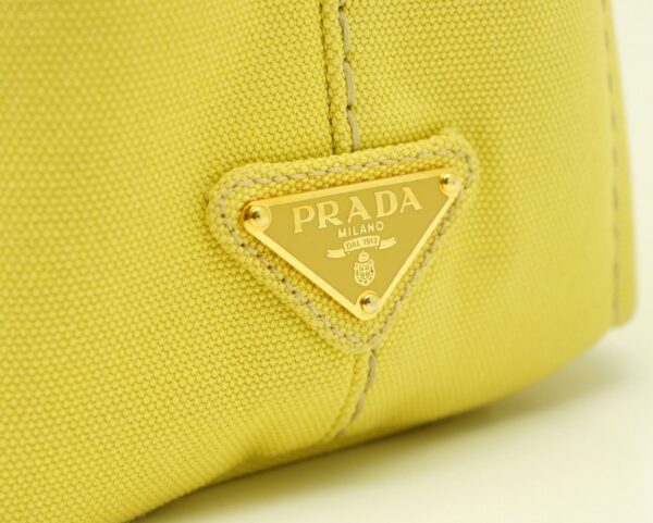 11571381 8 Prada Canapa Tote Handbag Yellow