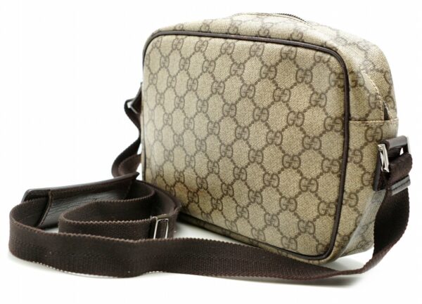 11580216 1 Gucci GG Plus Shoulder Bag Canvas Khaki Brown