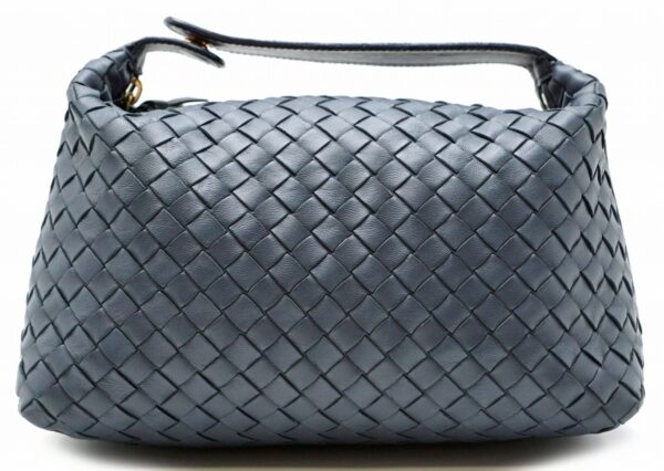 11580479 Bottega Veneta Intrecciato Handbag Navy