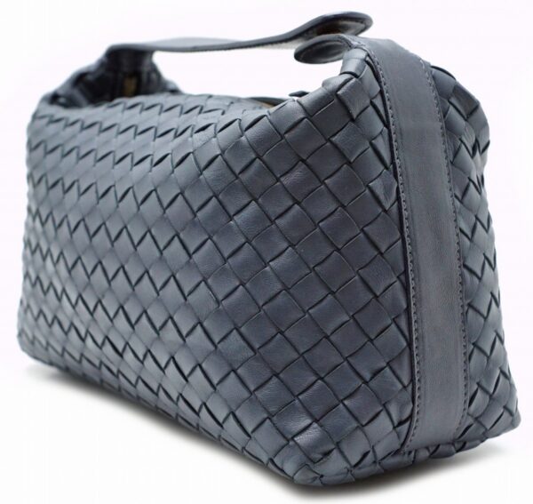 11580479 1 Bottega Veneta Intrecciato Handbag Navy