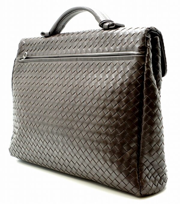 11580482 1 Bottega Veneta Intrecciato Briefcase Brown