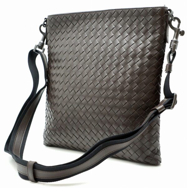 11580891 1 Bottega Veneta Intrecciato Shoulder Bag Brown