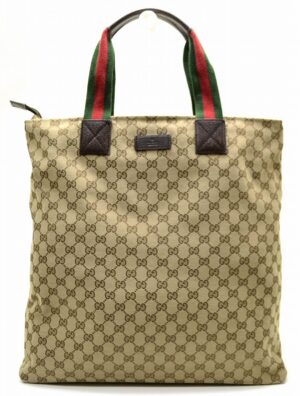 11580917 Gucci Outlet Boston GG Nylon Sports Bag Black