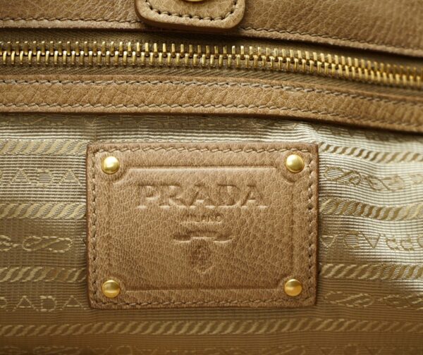 11580946 8 Prada Cervo Antik Leather Gradation Handbag Beige